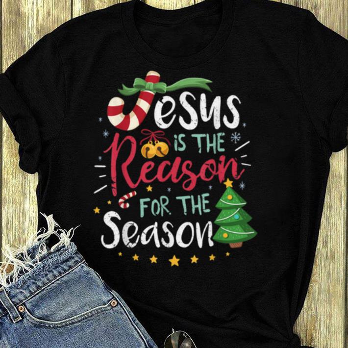 Awesome Christian Jesus The Reason Christmas Stocking Stuffer Gift shirt
