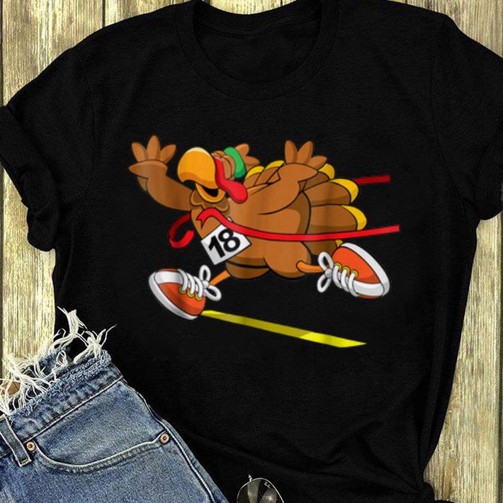 Awesome Turkey Trot Run Funny Thanksgiving Turkey Men shirt