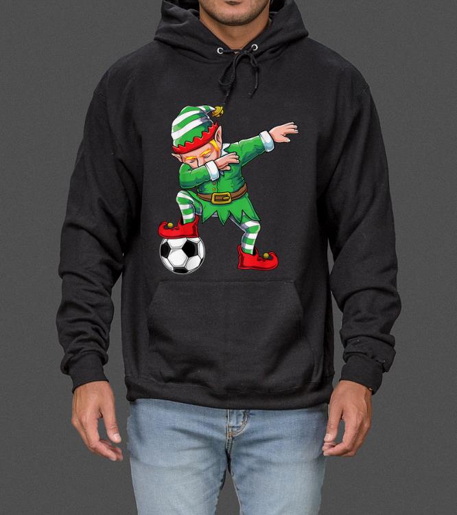 Dabbing Santa Elf Dab Boys Soccer Football Christmas Gift sweater