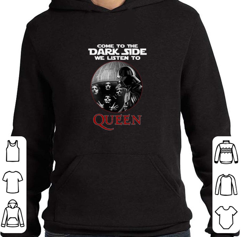 Funny Darth Vader come to the dark side we listen to Queen shirt 5 Funny Darth Vader come to the dark side we listen to Queen shirt