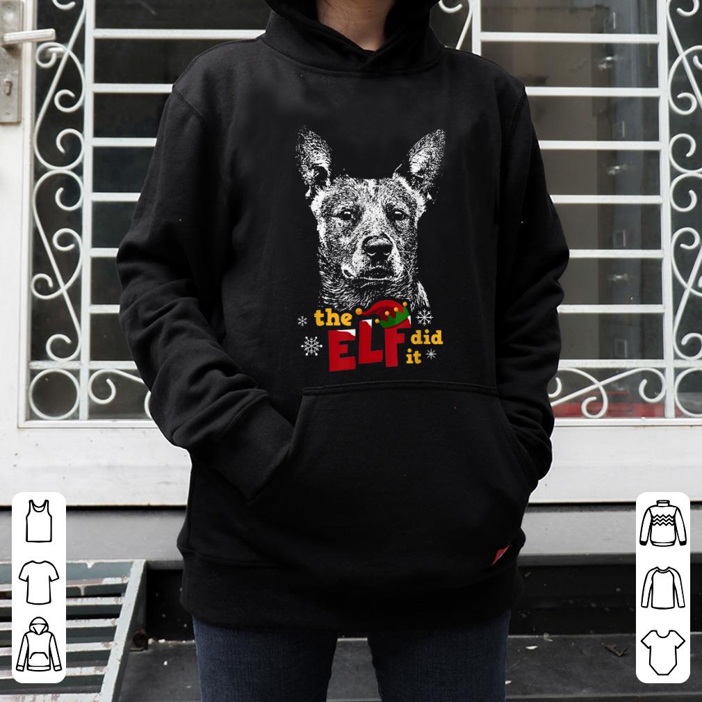Great Elf Did it Funny Australian Cattle Dog Christmas sweater