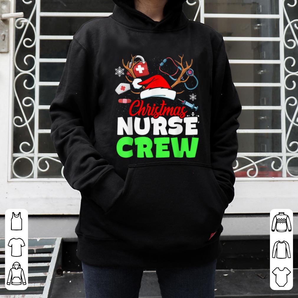 Hot Christmas Nurse Crew Practitioners Cute Gift RN LPN shirt