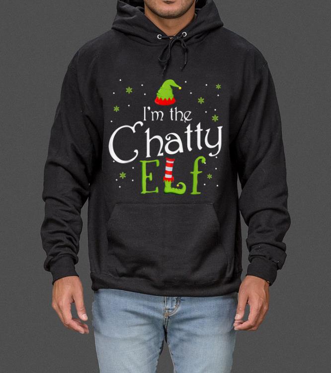 I'm The Chatty Elf Funny Group Matching Family Xmas Gift sweater