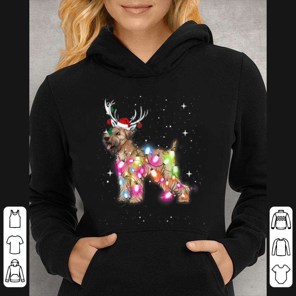 Nice Christmas Lights Soft Coated Wheaten Terrier Dog shirt