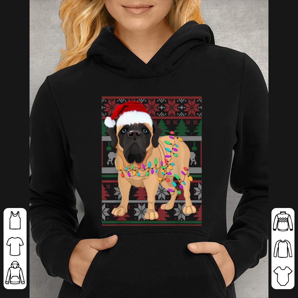 Nice English Mastiff Ugly Sweater Christmas Gift shirt