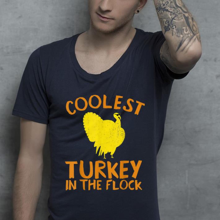 Nice Kids Thanksgiving Turkey For Boys Coolest Mens Funny shirt