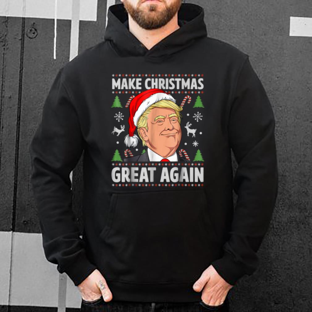 Nice Make Christmas Great Again Trump Ugly Christmas Men shirt
