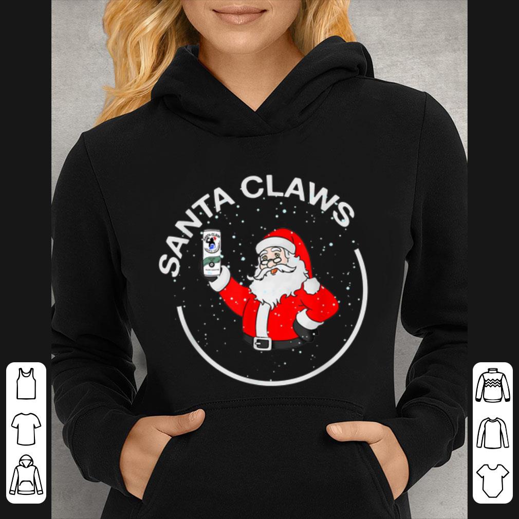 Nice Santa Claus Drinking White Claws Christmas shirt