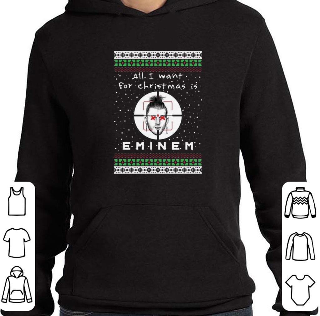 Official All i want for Christmas is Eminem Rapper shirt 5 Official All i want for Christmas is Eminem Rapper shirt