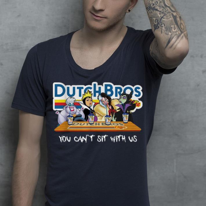 Official Evil Queen Disney Villain Dutch Bros You Can’t Sit With Us shirt