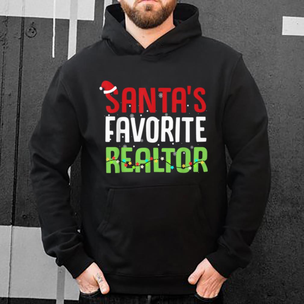 Official Funny Santa's Favorite Realtor Estate Agent Christmas Gift sweater