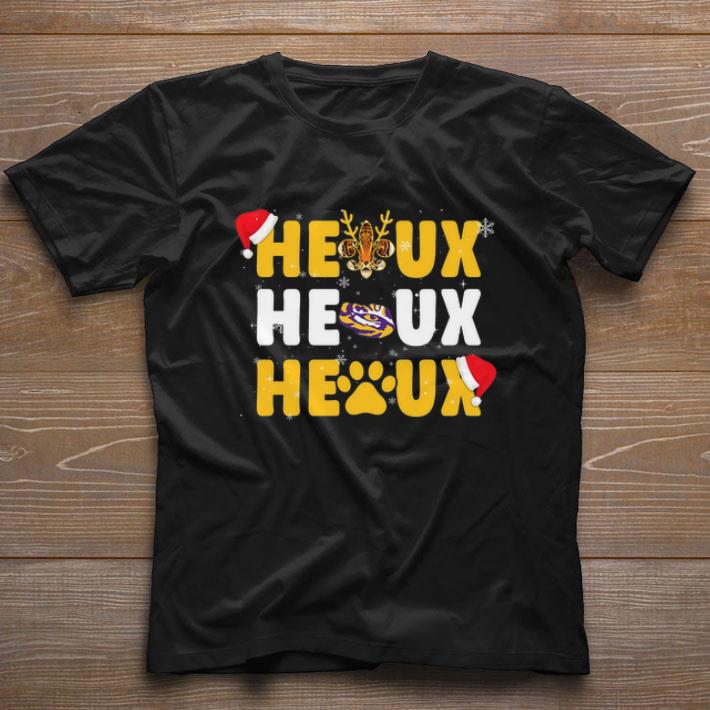 Official LSU Tigers Heaux Heaux Heaux Christmas shirt Official LSU Tigers Heaux Heaux Heaux Christmas shirt 1