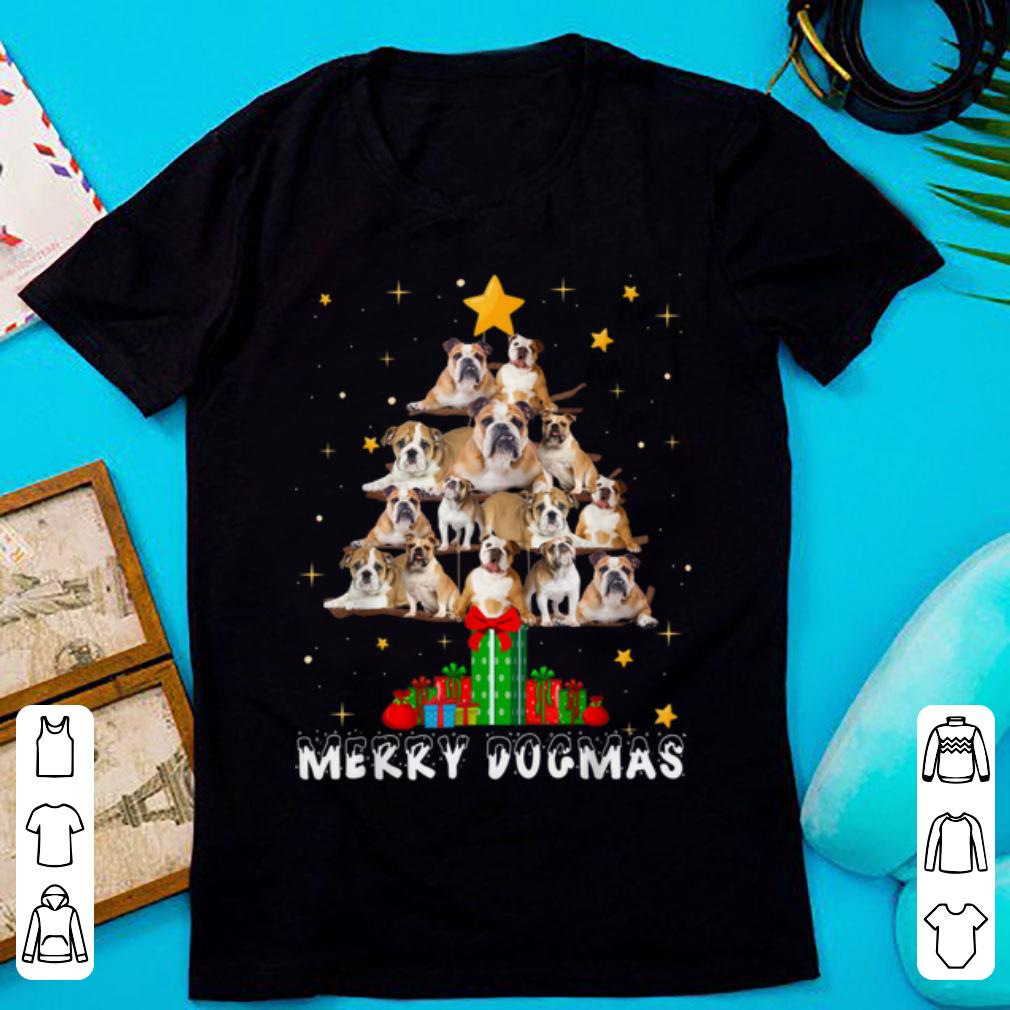 Official Merry Dogmas Bulldog dog Christmas decor Xmas tree sweater 1 Official Merry Dogmas Bulldog dog Christmas decor Xmas tree sweater 2