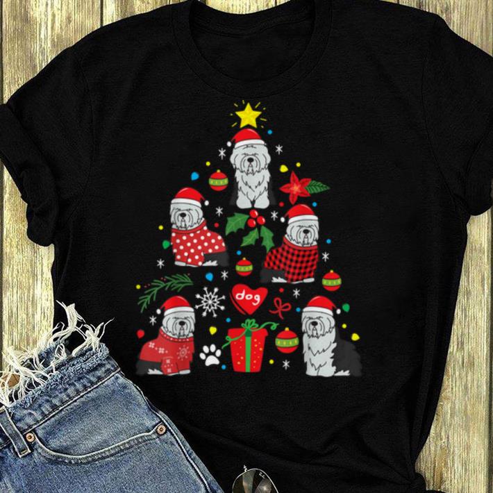 Official Old English Sheepdog Sheepie Christmas Ornament Tree Gift shirt