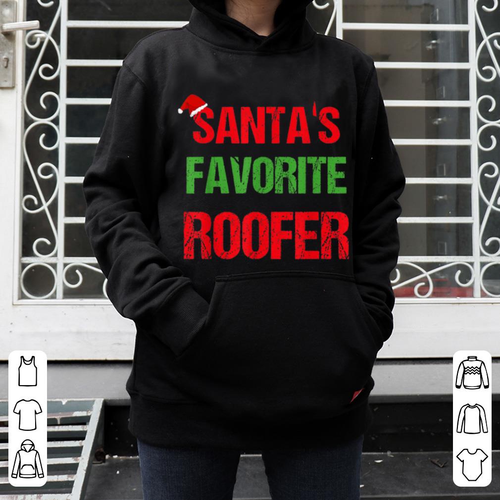 Official Roofer Funny Pajama Christmas Gift shirt