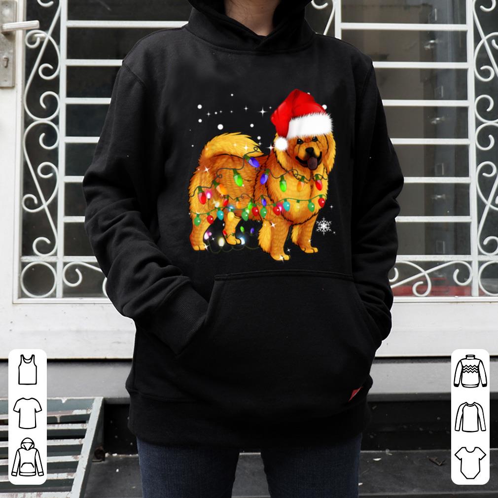 Original Christmas Lights Chow Chow Dog shirt