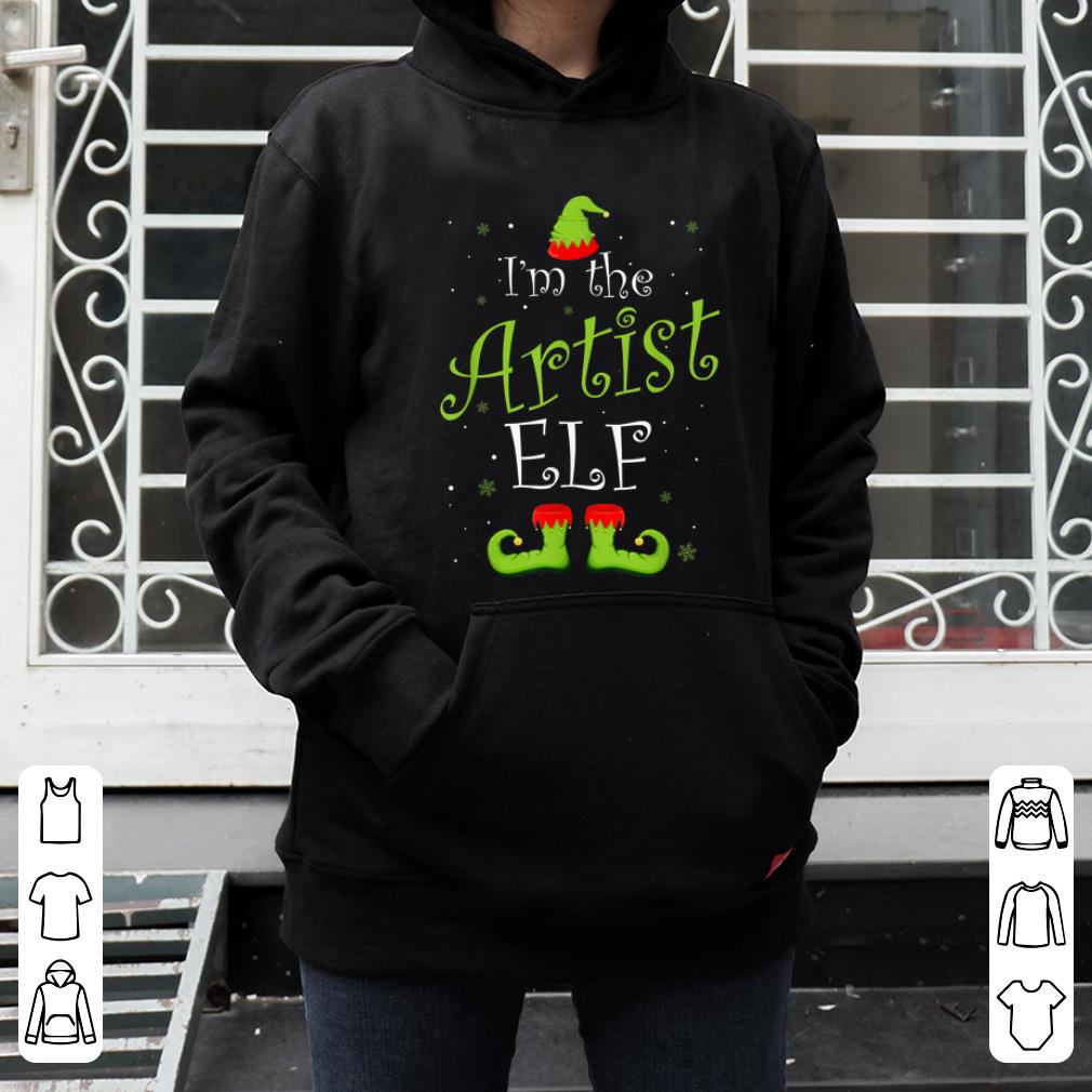 Original I'm The Artist Elf tee Matching Family Group Christmas Xmas shirt