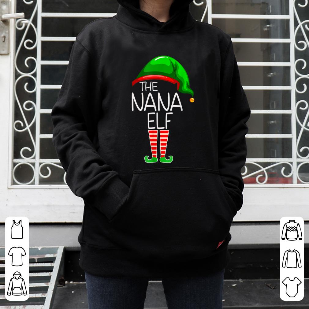 Original I'm The Nana Elf Funny Group Matching Family Xmas Gift sweater
