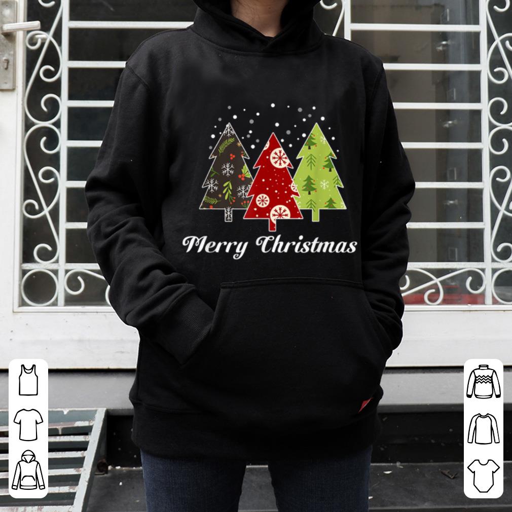 Original Merry Christmas Three Trees for Womens Mens Kids X-Mas Gift shirt