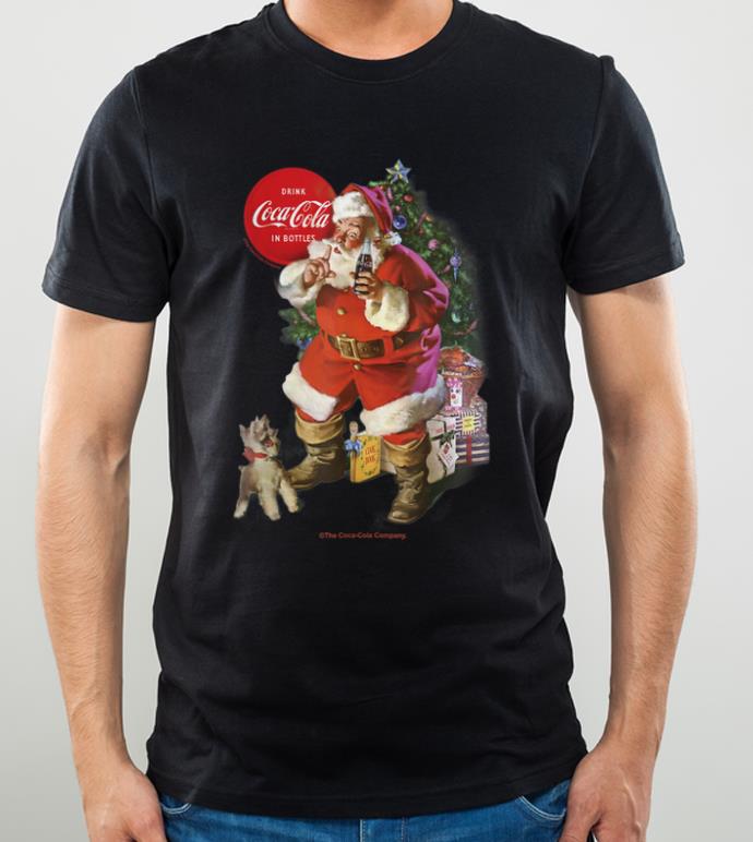 Premium Coca-Cola Santa Claus Christmas Logo shirt
