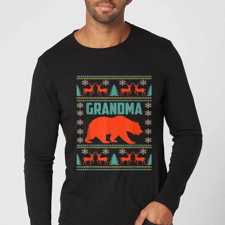 Premium Grandma Bear Christmas Matching Family Ugly Plaid Gift shirt