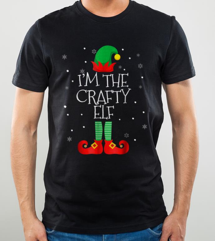 Premium I'M THE Crafty ELF Family Matching Christmas Costume shirt