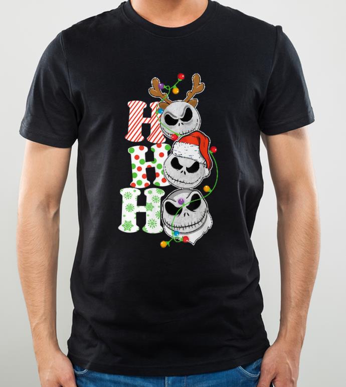 Premium Jack-Skellington-Santa Ho Ho Ho Christmas Gift for Men Women shirt