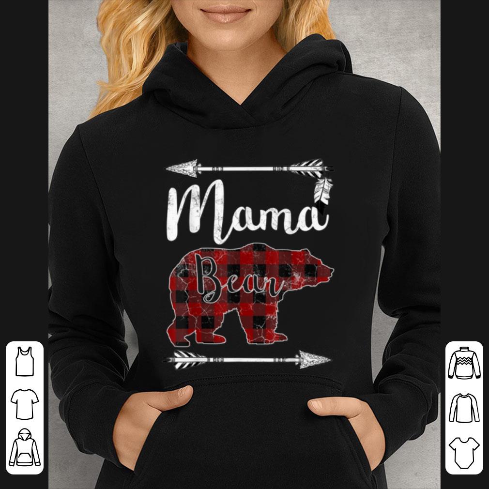 Premium MAMA BEAR Mother's Day Gifts Mom Mommy Buffalo Plaid shirt