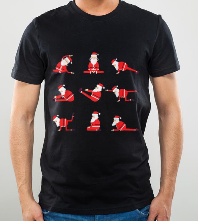 Premium Santa Claus Meditation Yoga Lover Christmas Gift shirt