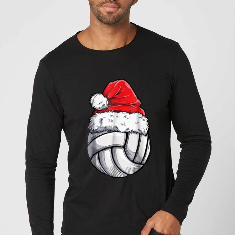 Premium Volleyball Ball Santa Christmas Girls Xmas Hat Sport shirt