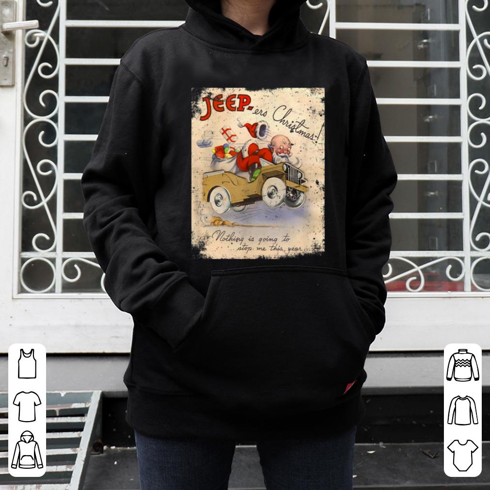 Premium Yes, it's gonna be a jeeps Christmas ! WW2 Poster vintage sweater