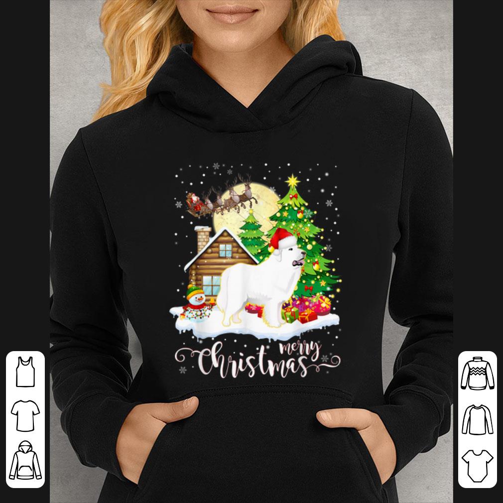 Top Great Pyrenees Merry Christmas Dog Lover Gift shirt