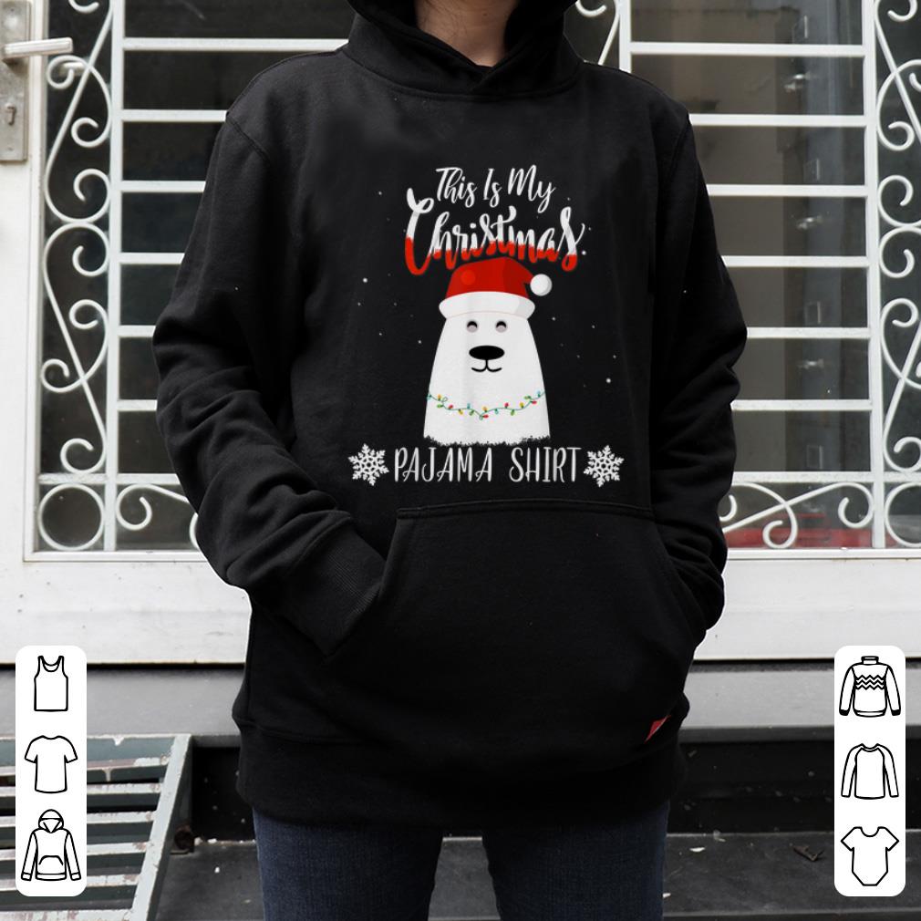 Top This is My Christmas pajama Polar Bear Cute Funny Xmas shirt