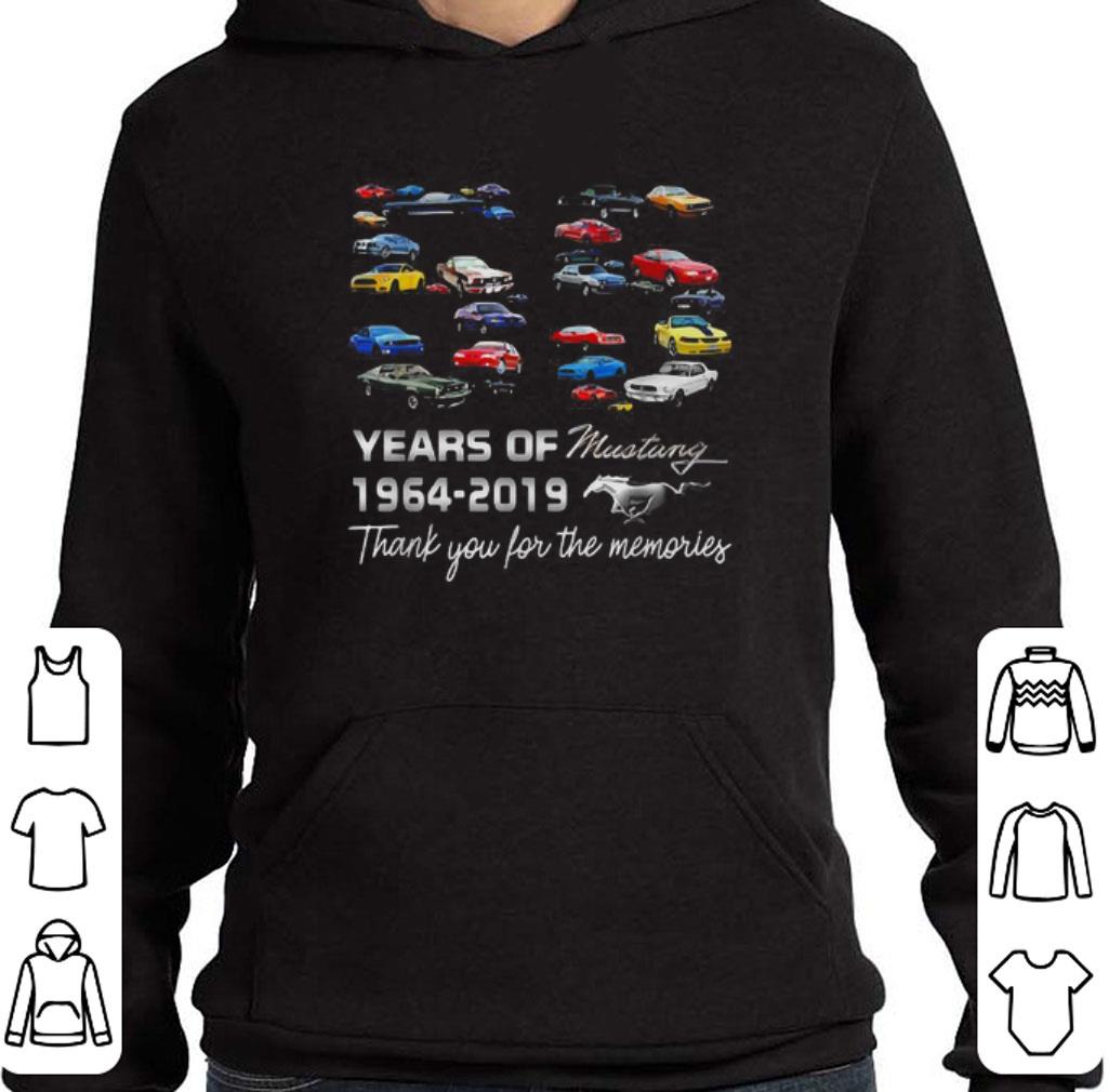 55 Years of Mustang 1964-2019 thank you for the memories shirt 5 55 Years of Mustang 1964-2019 thank you for the memories shirt