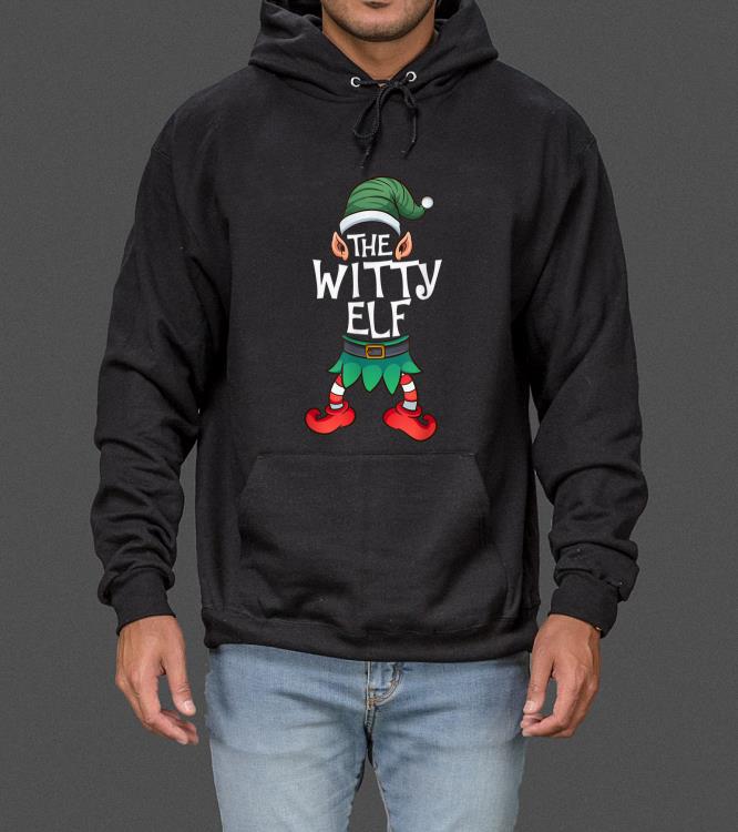 Awesome The Witty Elf Group Matching Family Christmas Gift Holiday sweater