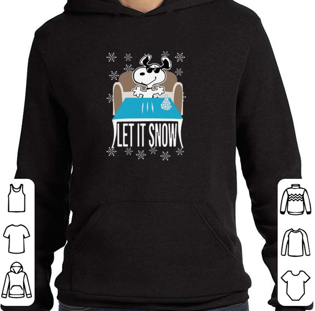 Funny Snoopy Walmart Cocaine Let It Snow shirt