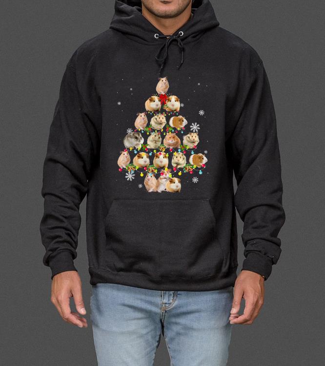 Great Guinea Pig Christmas Tree Lights Funny Xmas Gift sweater