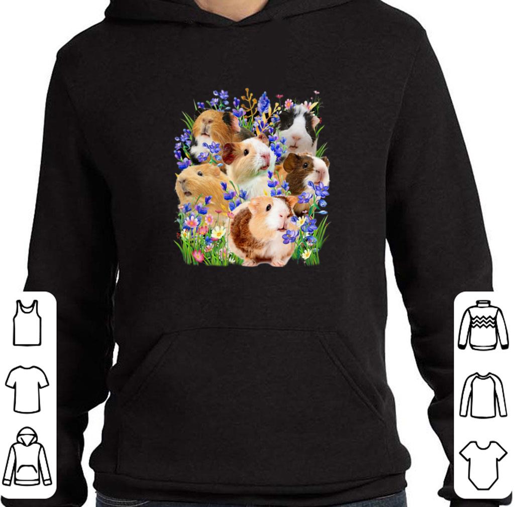 Hot Guinea Pigs Purple Flowers shirt