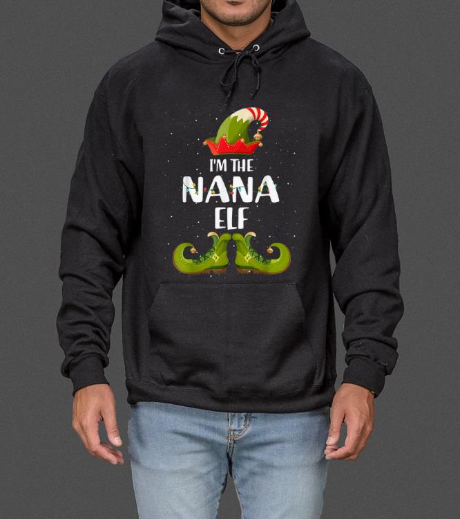 Hot I'm The Nana Elf Matching Christmas Family sweater