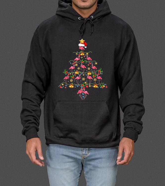 Nice Cute flamingos Christmas tree Gift, funny flamingos Xmas sweater