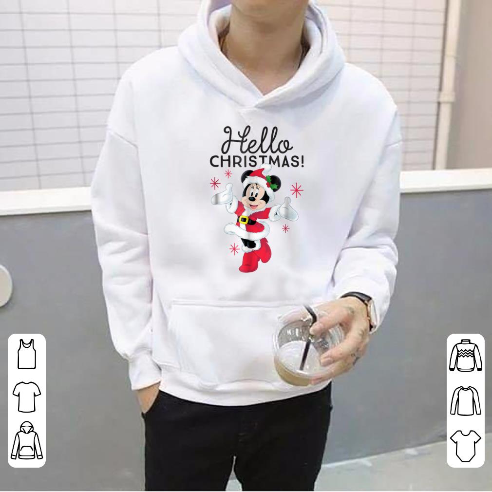 Nice Disney Santa Minnie Mouse Hello Christmas Holiday sweater