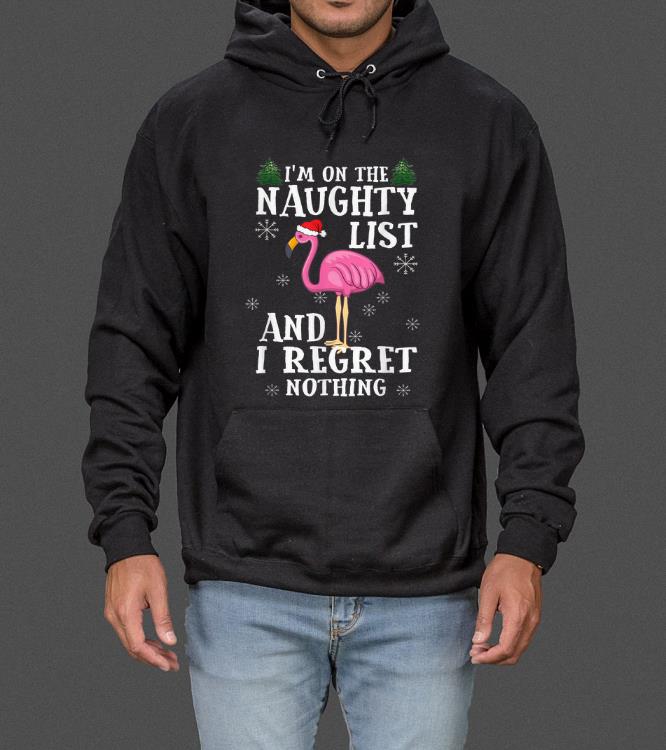 Nice I'm On The Naughty List Funny Flamingo Lover Christmas Gift sweater