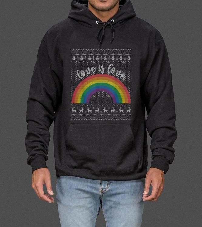 Official Love Is Love - Ugly Christmas Sweater LGBT Gay Pride sweater