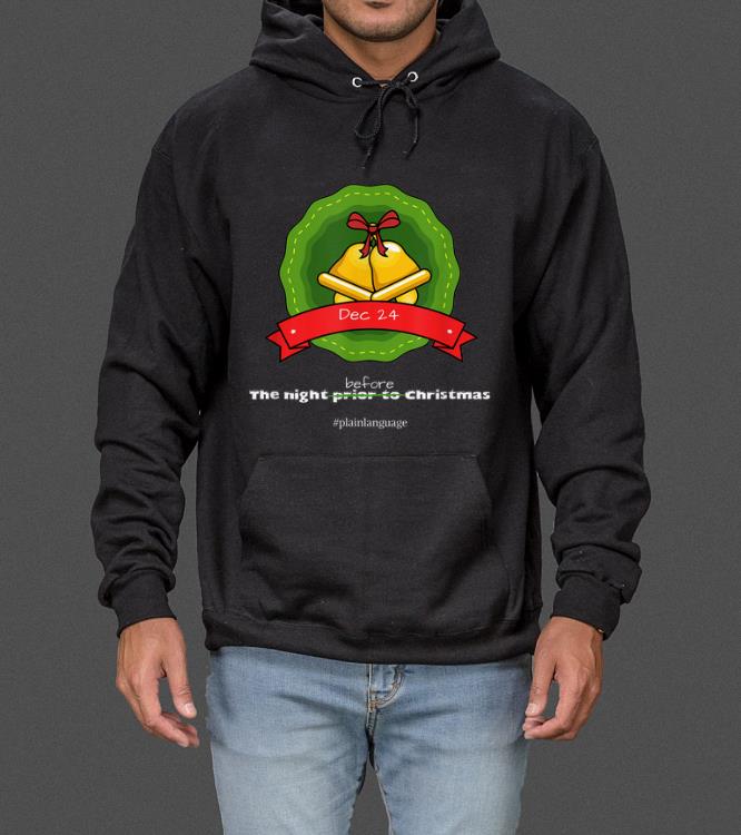 Official Night before Christmas Plain Language Holiday sweater
