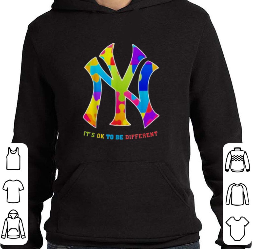 Premium Autism New York Yankees It's Ok To Be Different shirt 5 Premium Autism New York Yankees It's Ok To Be Different shirt