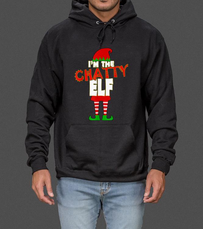 Premium I'm The Chatty Elf Christmas Matching Elves Family Group sweater