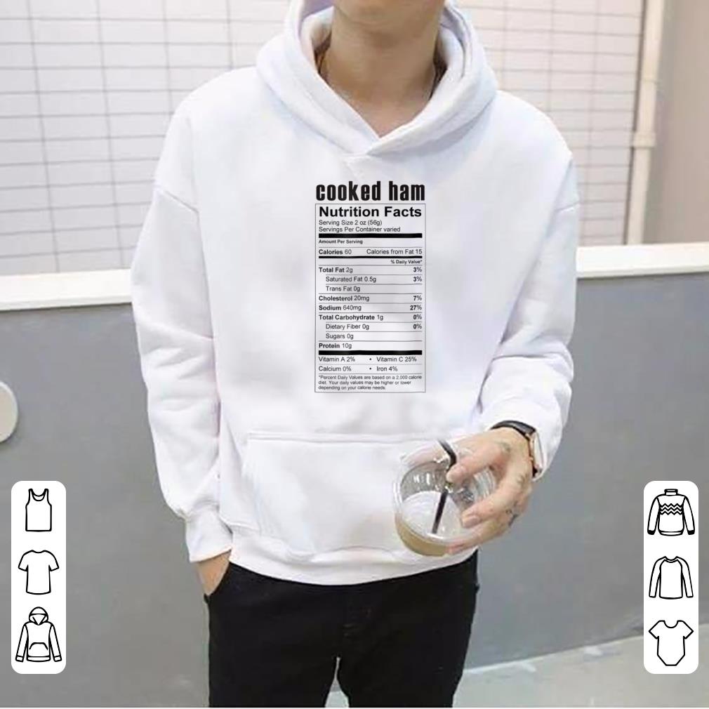 Pretty Cooked Ham Nutrition Label Matching Christmas Costume sweater