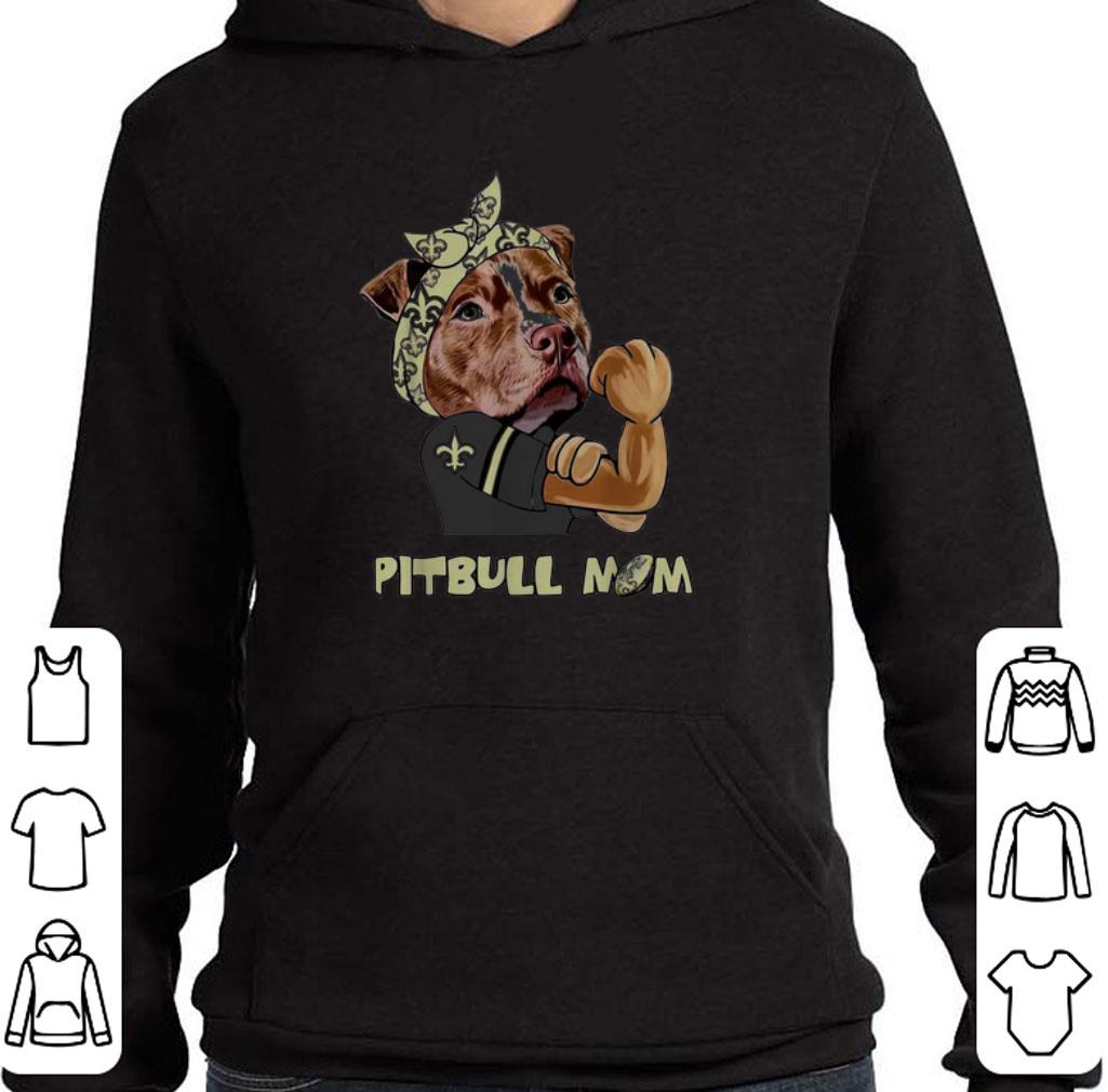 Strong Pitbull New Orleans Saints Pitbull mom shirt 5 Strong Pitbull New Orleans Saints Pitbull mom shirt