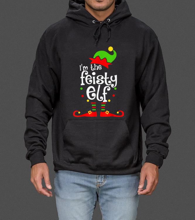 Top Feisty Elf Christmas Funny Elfin Xmas Graphic Gift sweater