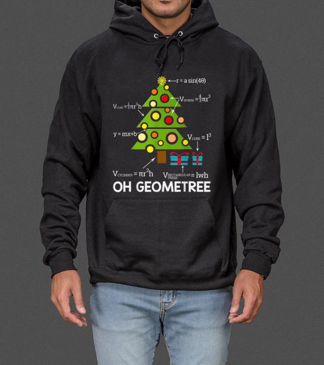 Top Funny Math Geometry Christmas Tree Geometree Teacher Gift sweater